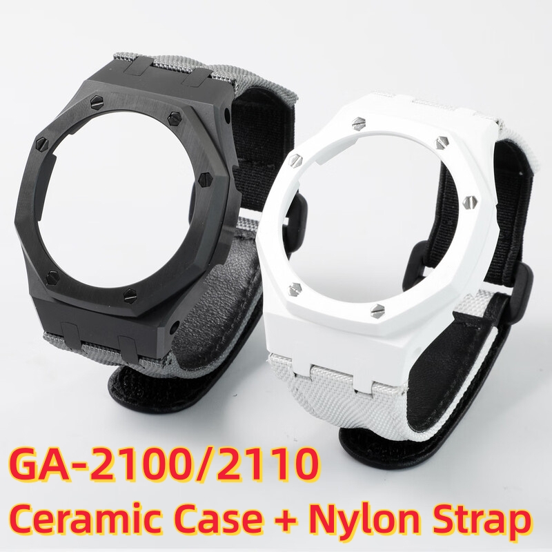 2100 모드 키트 세라믹 시계 케이스 키트, 나일론  - Casio Watch G-Shock Ga-2100 리뷰 및 가격