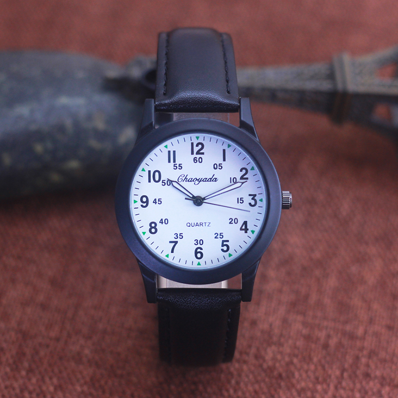 Chaoyada 남녀공용 가죽 스트랩 쿼츠 손목시계,  - Leather Watch Band Men 리뷰 및 가격